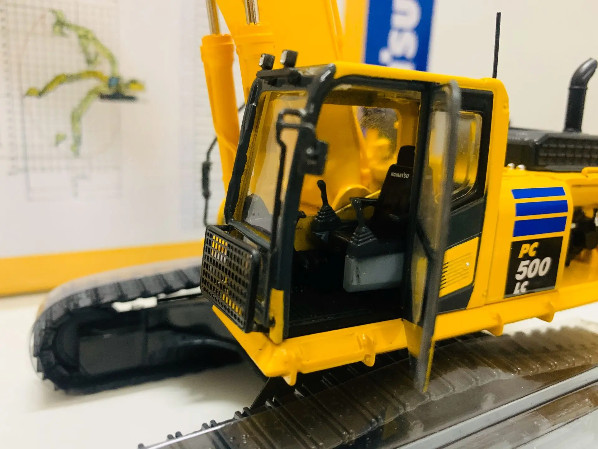 Komatsu PC500LC-10MO гидравлический экскаватор масштаб 1/43 Литые металлические