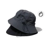 New Summer Bucket Hat quick-dry adjustable Men Outdoor Fishing Hiking Beach Hats Mesh Breathable Anti UV Sun Wind rope Cap
