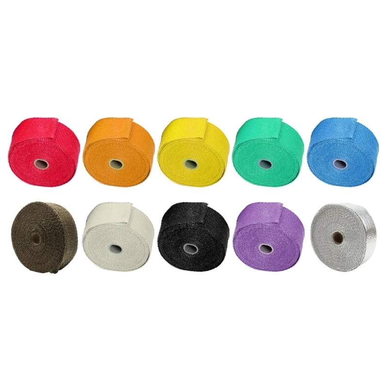 2 16 футов рулон тепловой пленки выхлопных газов для автомобиля мотоцикла