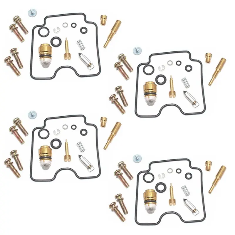 Набор для ремонта мотоциклетного карбюратора 4 комплекта FZS1000 FAZER FZ-1 2001-2005 FZS 1000 FZ1