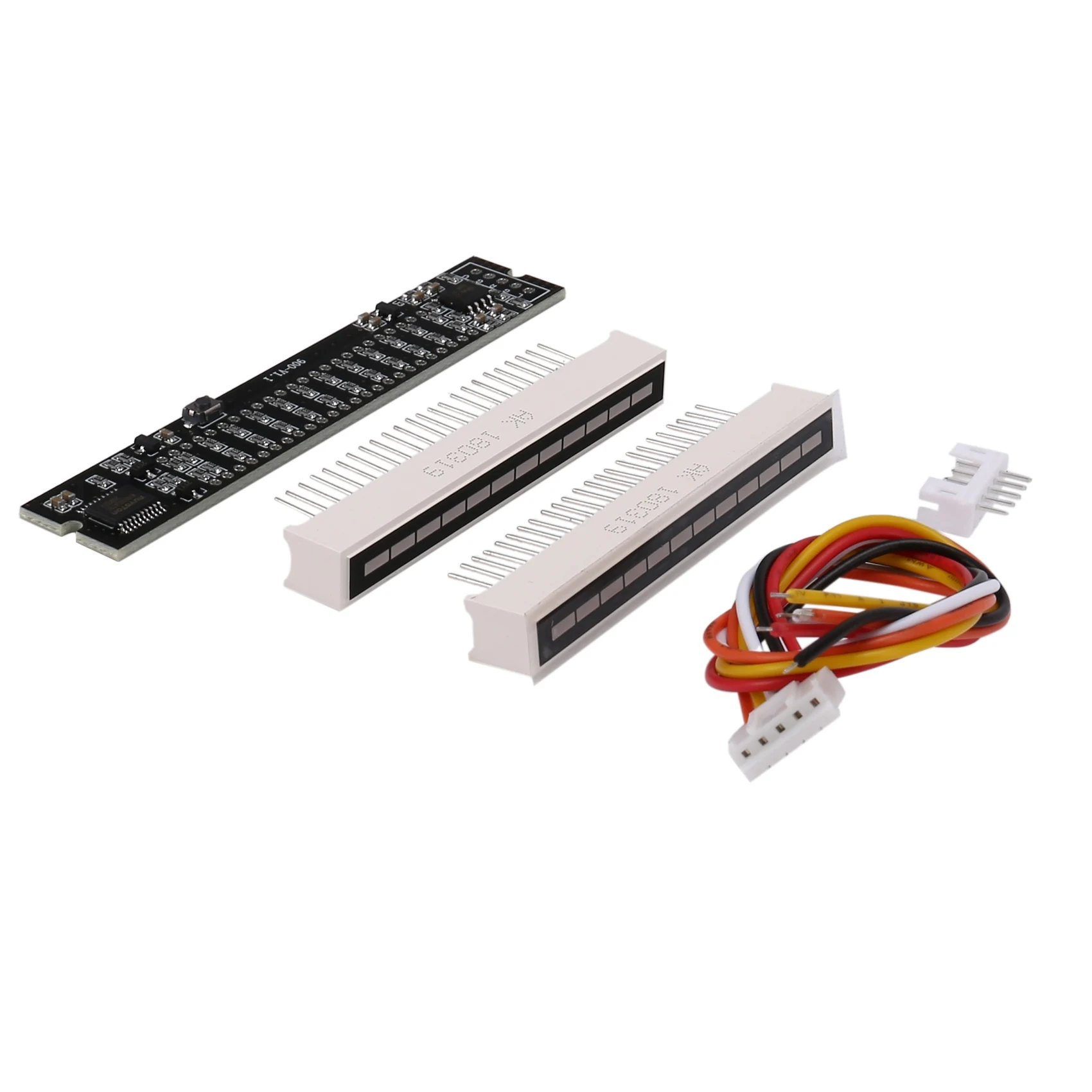 

Mini Dual 12 Level Indicator LED Light Bar VU Meter Stereo Amplifier Board Adjustable Light Speed Board with AGC(A)