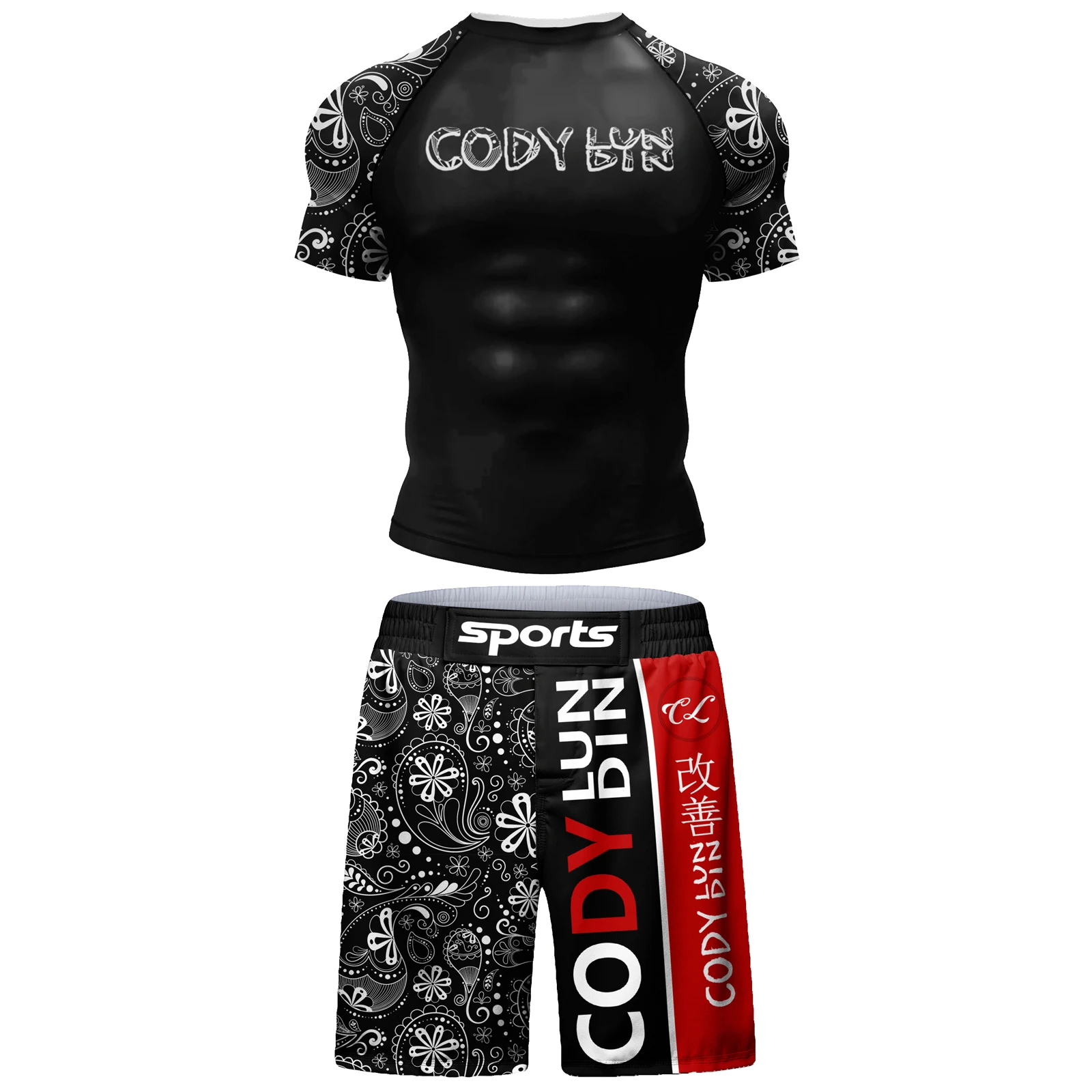 Cody Lundin популярные комплекты одежды для джиу-джитсу с шортами MMA BJJ No GI Jiu Jistu