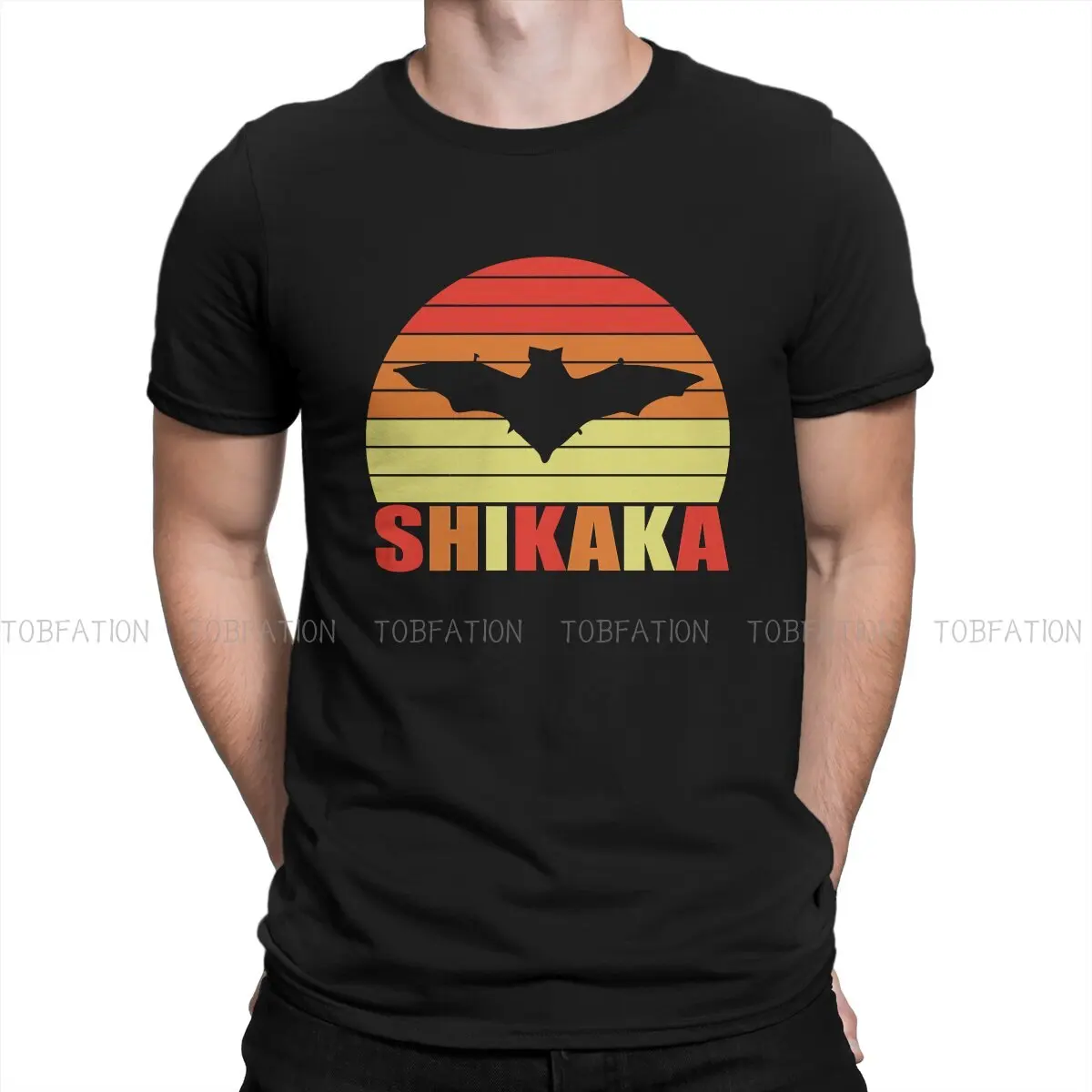 

Классическая футболка из ткани Shikaka, оригинальные мужские топы, Большая распродажа
