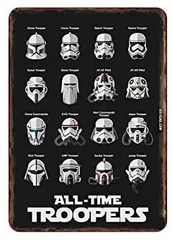 

Винтажные металлические жестяные знаки Troopers, 20 см X 30 см, Уникальные ретро настенные украшения для гостиной/бара/кафе/домашней кухни