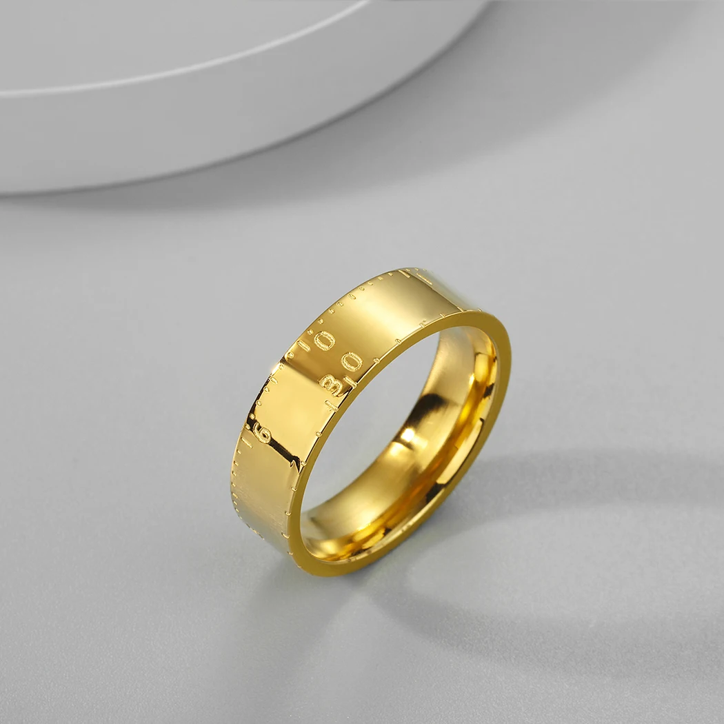 

Chandler Stainless Steel Streetwear Ring Mens Band Ring Minimalist Ring