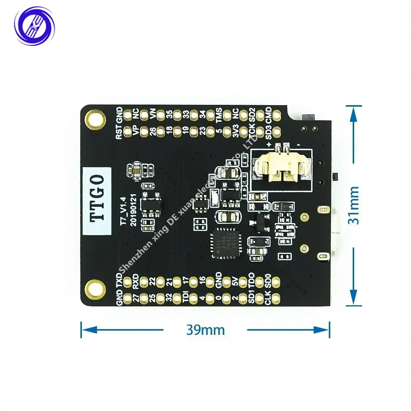 Mini32 ESP32-WROVER-B PSRAM Wi-Fi для платы разработки модуля Bluetooth TTGO T7 V1.4