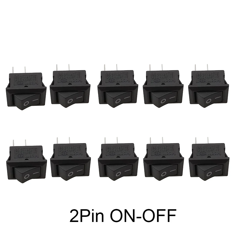 

Мини-кнопочные переключатели KCD11 10x15 мм 10 шт.