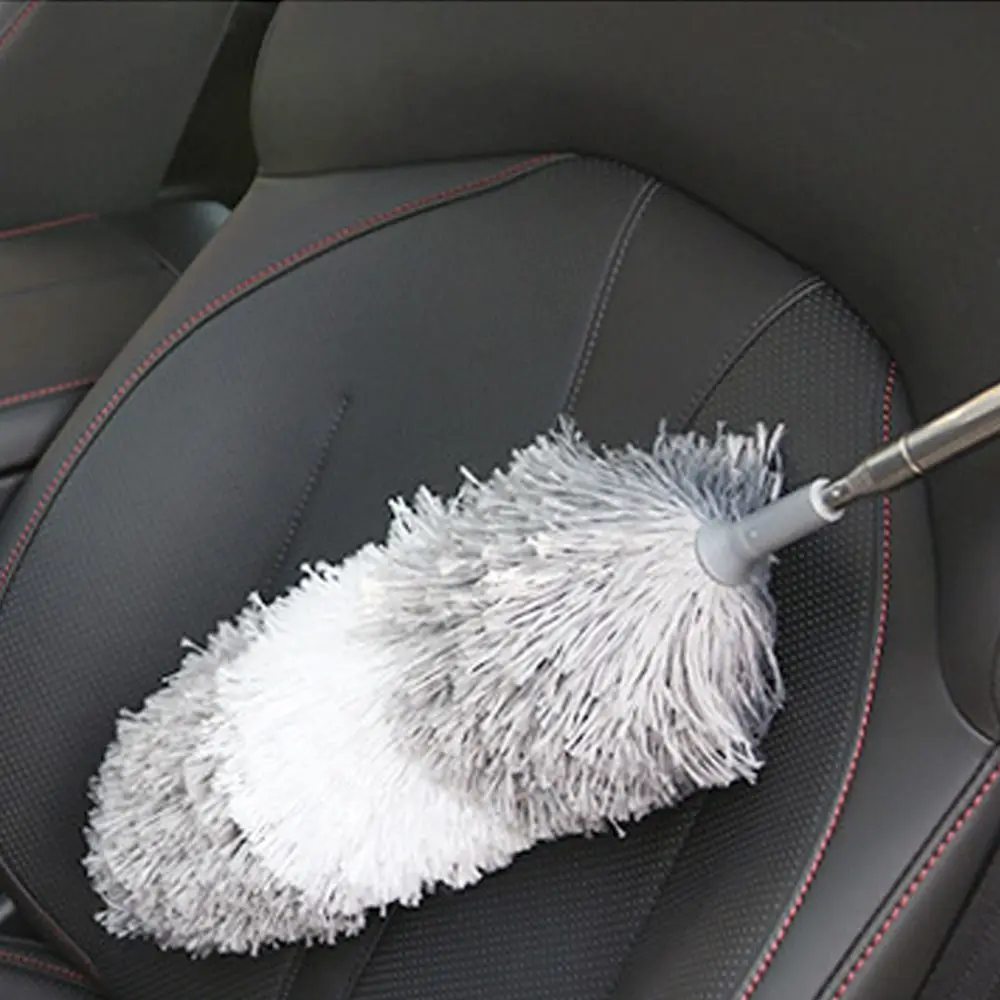 

Lightweight Extendable Fibre Duster Household Gap Dust Removal Long Handle Dust Cleaner Flexible Roof Cleaning Tools