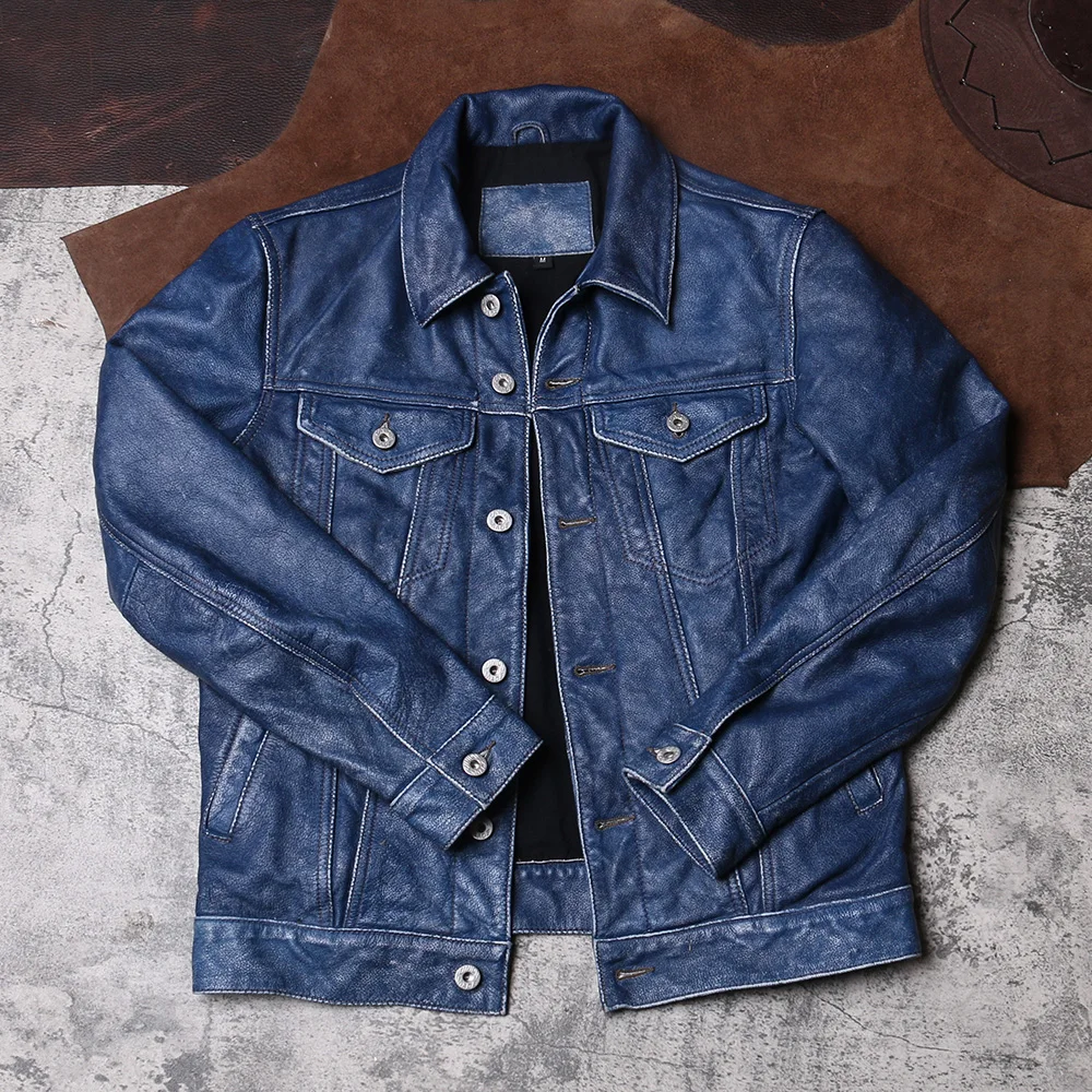 

DSC507 Asian Size Super Genuine Cowhide Leather 507 Jacket