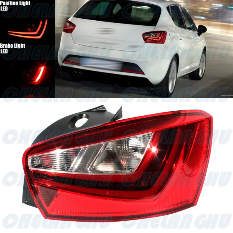 Задняя фара с правой стороной задняя фотолампа для SEAT Ibiza 2013 2014 2015 2016 1 шт. 2017 6J4945096L