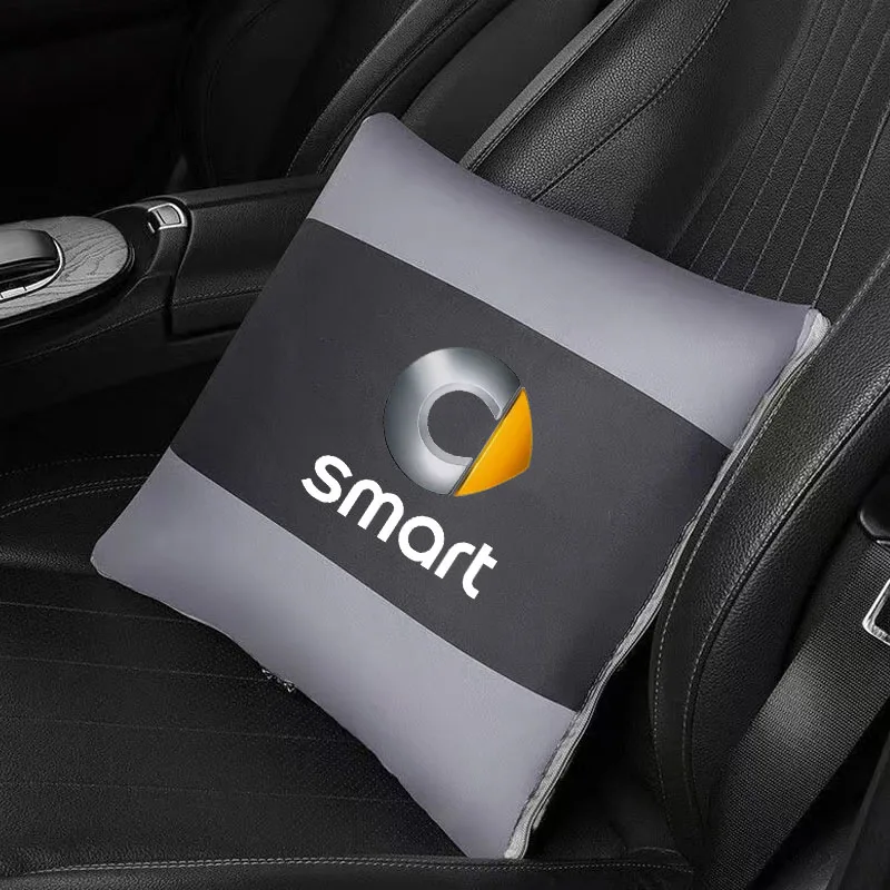 

Home sofa travel cushion cover air-conditioned quilt decorative pillow For Mercedes Smart Fortwo Forfour 450 451 453 Accessories