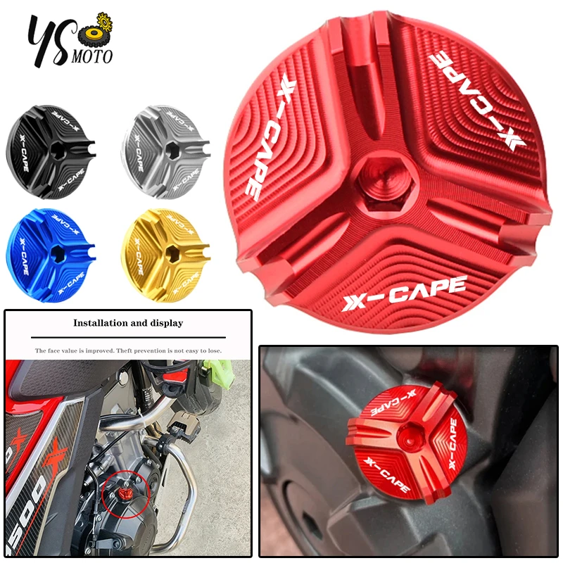 Для Moto Morini XCape 2023 X Cape X-Cape 650 650X 2022 Мотоциклетная пробка для слива моторного масла с