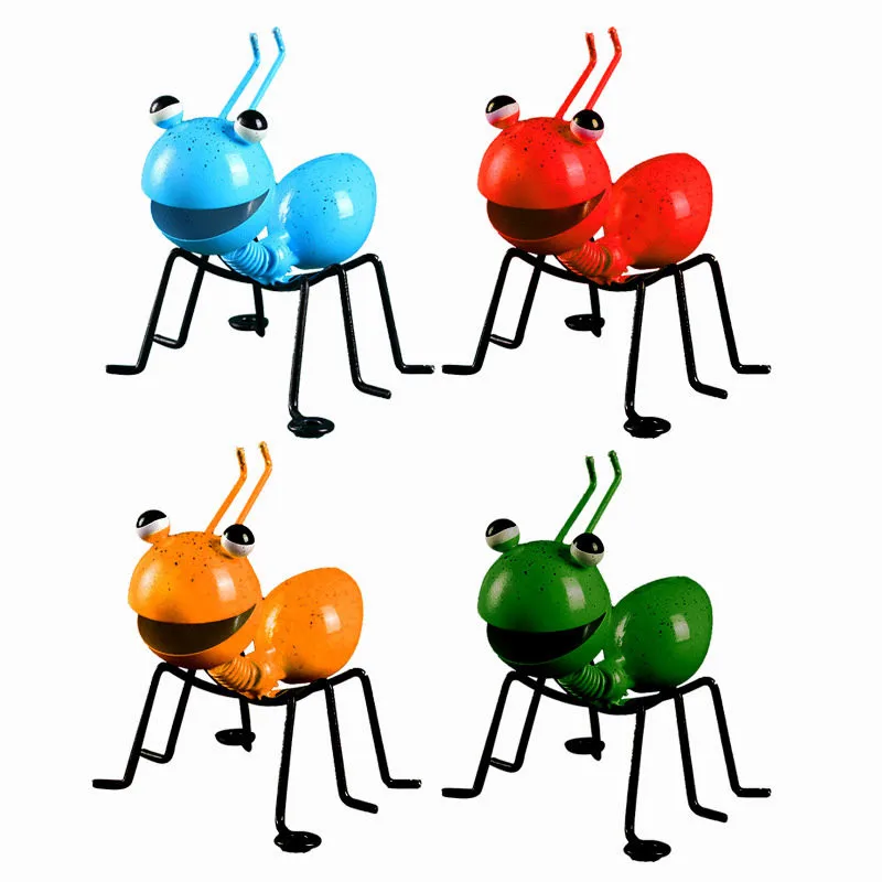 

DIY Metal Ant Patio Craft Yard Outdoor Hanging Home Decor Ornament Fairy Garden Living Room Wall Art Sculptures Ornament