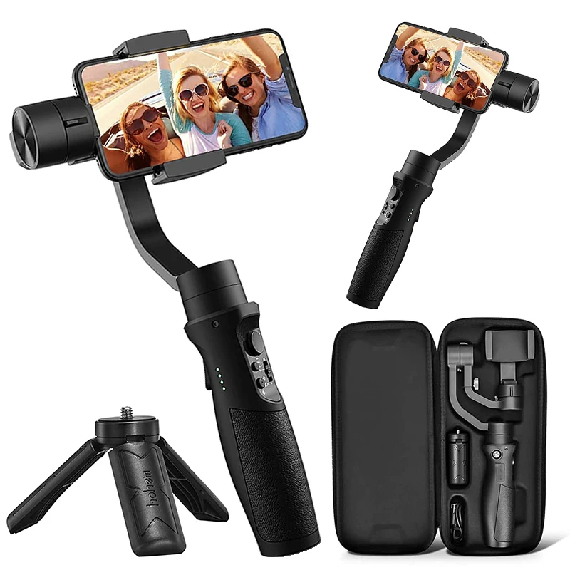 

3-Axis Handheld Gimbal Stabilizer For Smartphone Action camera GoPro Stabilizer Anti-shake Selfie Stick Tripod For Video Record