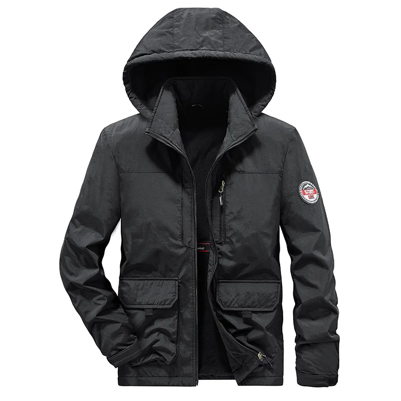 

Классическая осенне-зимняя парка ded 2023, Повседневная бархатная куртка, мужское блестящее пальто, пальто большого размера 5XL, 6XL