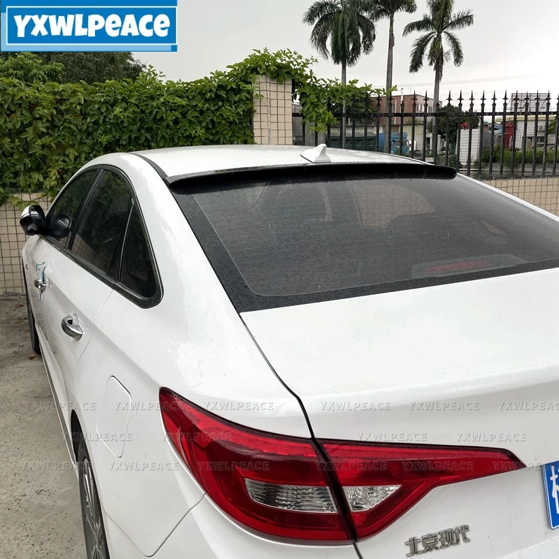 

Спойлер для Hyundai Sonata 9, спойлер 2015, 2016, 2017, 2018, 2019 из АБС-пластика, Праймер, цвет, заднее окно, крыша, спойлер, Аксессуары для автомобилей