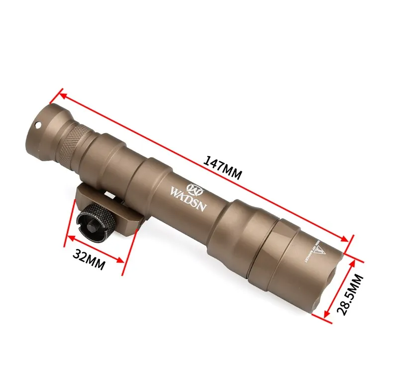 WADSN Airsoft Surefire M600 M600DF Оружие Scout Light 1400 люмен Softair Винтовка SF Фонарик Подходит для