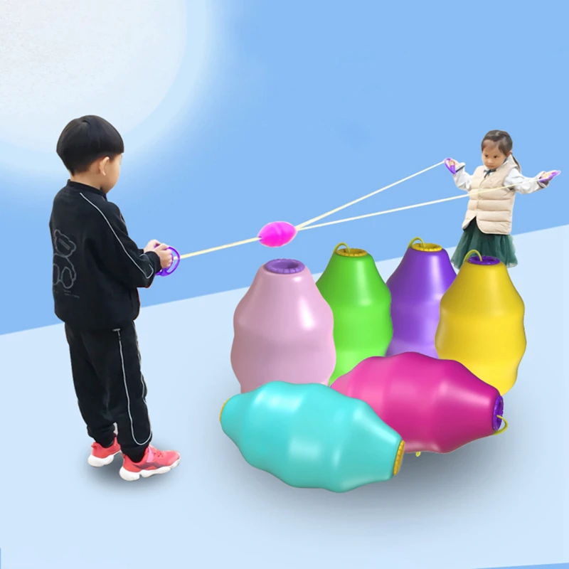 

Rally Ball Outdoor Fitness Children Sports Toys Parent-Child Double Interactive Shuttle Hand Pull Ball Outdoor Sports Pull Ball