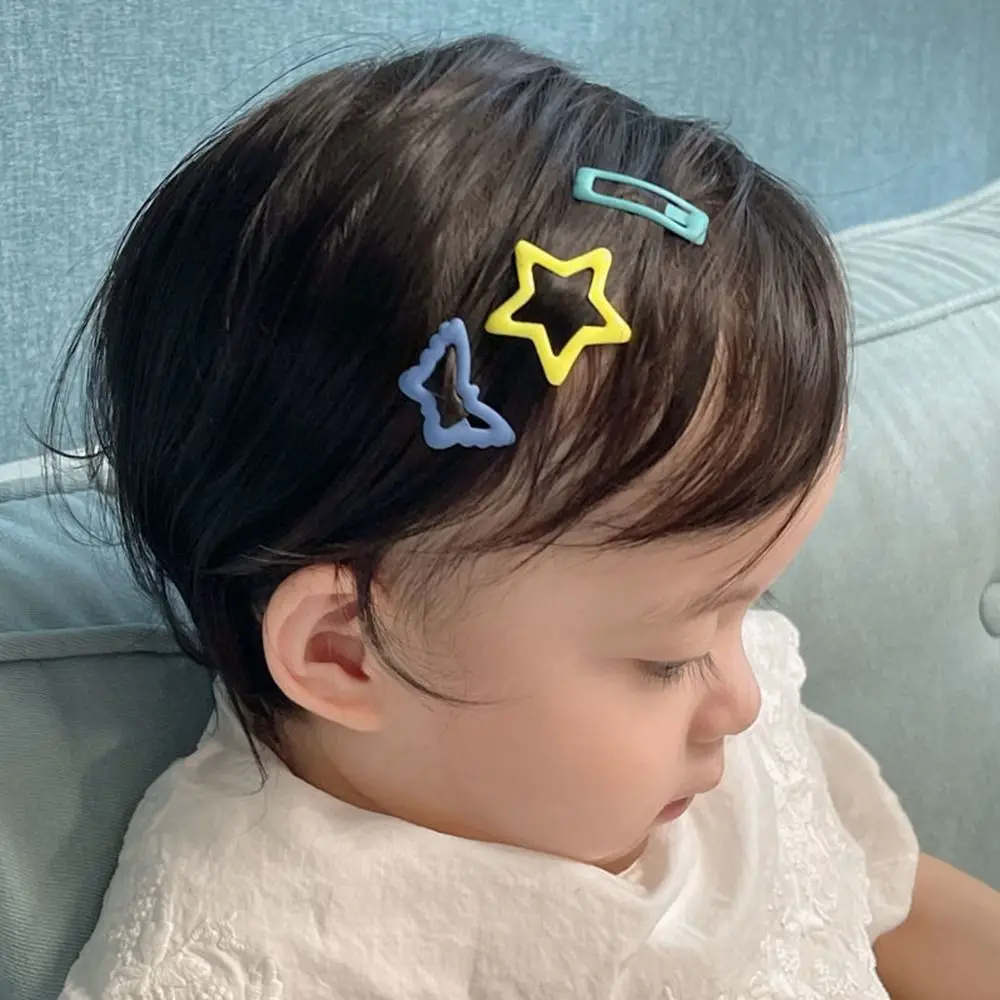 

Star Heart Shape y2k Girl Baby Hair Clip Korean Style Headwear Children Hairpin Set Female Hair Accessories