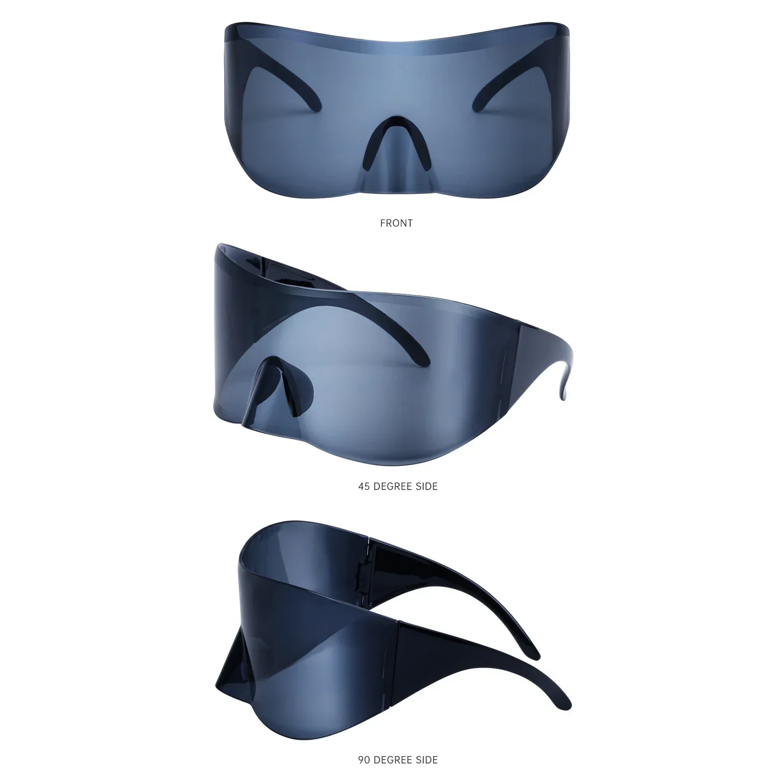 Мужские солнцезащитные очки в стиле панк Y2K