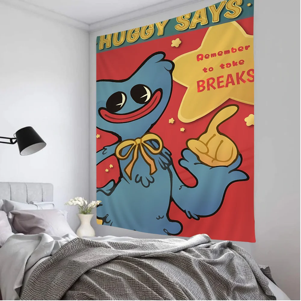 Самоклеящийся Настенный Гобелен H-Huggy-W-Wuggy Широкоформатный Научно-фантастический