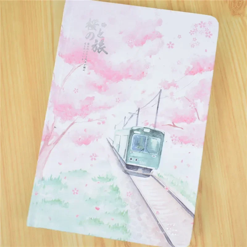 A5 Sakura записная книжка для девочек цветная внутренняя страница планер Diy Дневник