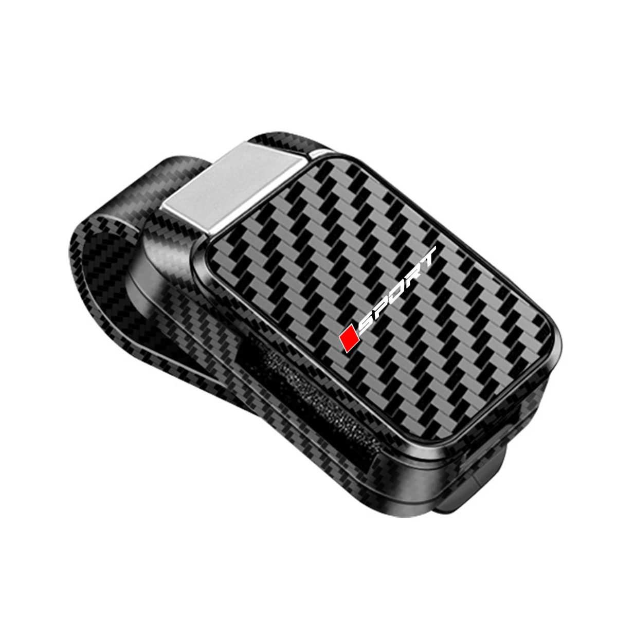 

1 Шт., Держатель Для Автомобильных Солнцезащитных Очков Из Углеродного Волокна