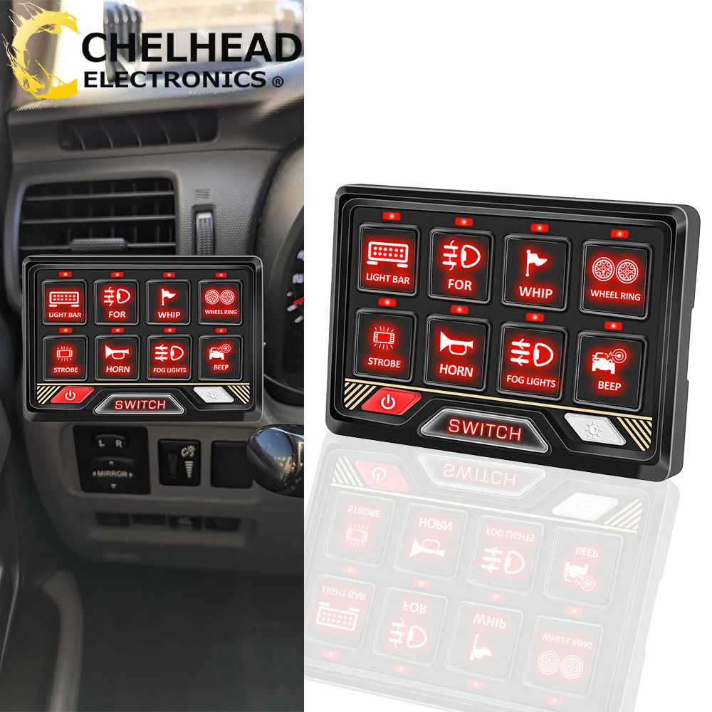 Новая 8-групповая панель переключателей контроллер RGB многофункциональная