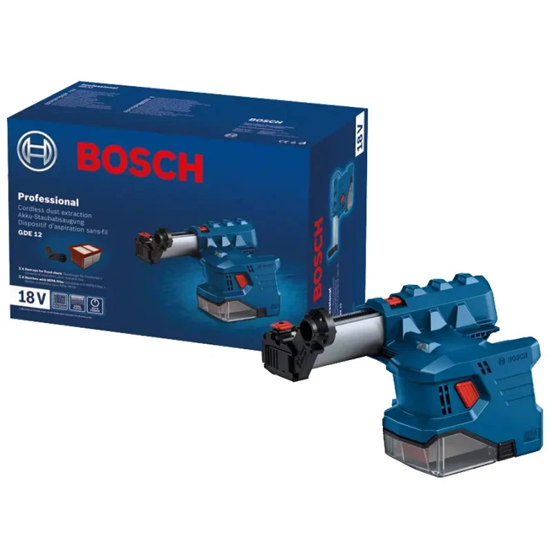 Фото Профессиональный Пылесборник Bosch GDE 12 для GBH 185-LI, ударная электрическая дрель, перфоратор, автоматический пылесборник, запчасти для электроинструмента №3