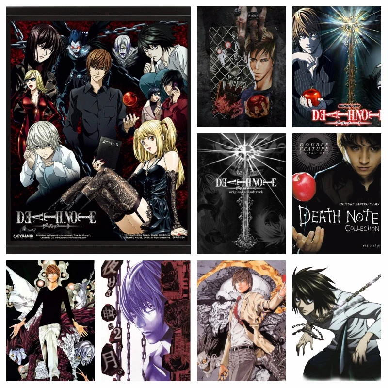 

Настенное искусство, Классическая аниме серия, алмазная картина «Death Note», вышивка, мозаика, вышивка крестиком, декор комнаты