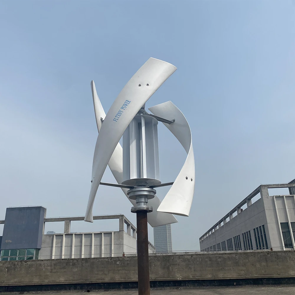10KW 15KW 12V 24V 48V Wind Turbine Generator Vertical Alternative Free Energy Windmill MPPT Controller For You