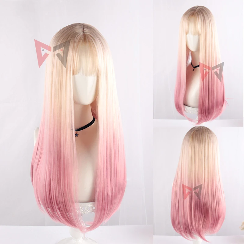 

My Dress-Up Darling Cosplay Marin Kitagawa Cosplay Wig Gradient Pink Fashion Girl Women