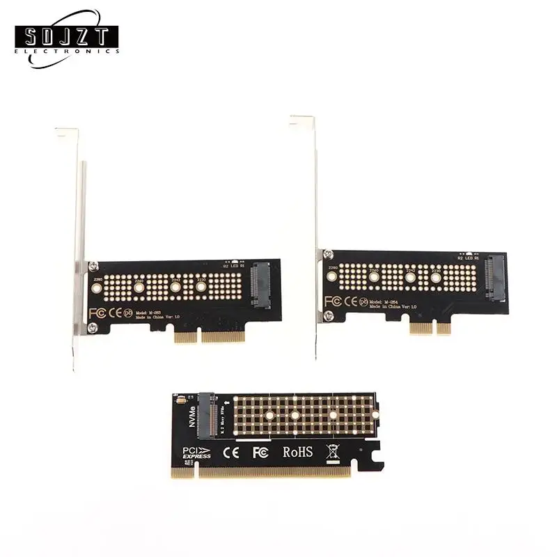

Твердотельный жесткий диск M.2 для PCI-E 1x4x16x, адаптер для карты PCI-E M.2 с кронштейном для адаптера NGFF Sata3.0 SSD M2 Pcie, 1 шт.