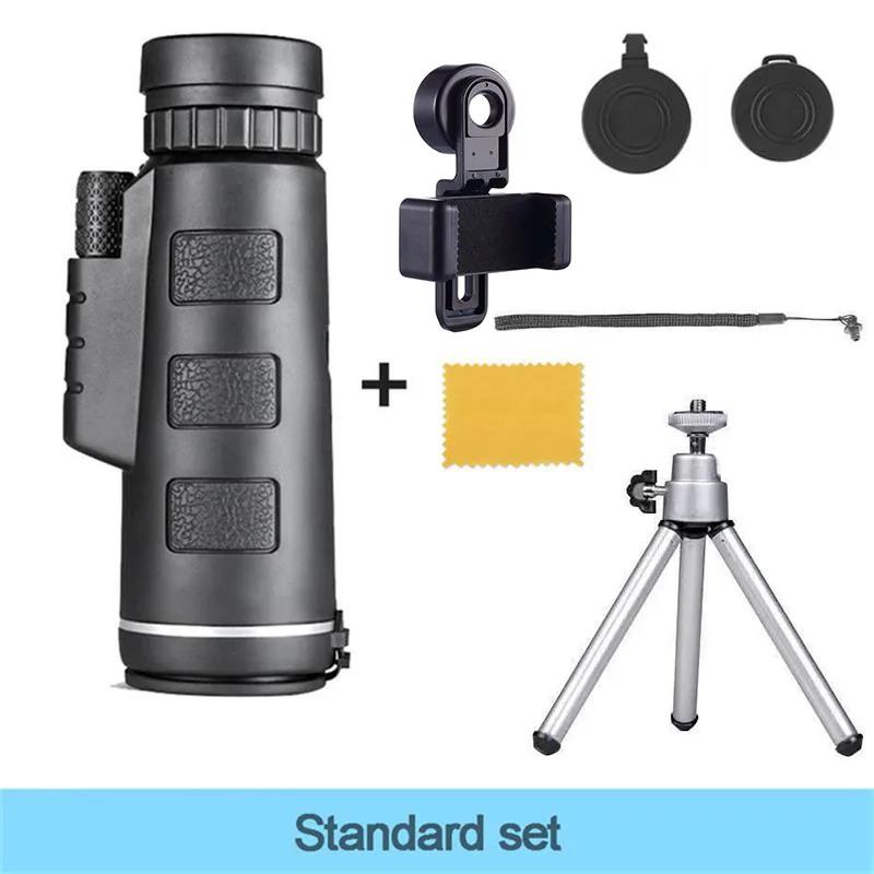 40X60 военный зум HD телескоп портативный мощный большой радиус действия BAK4 FMC