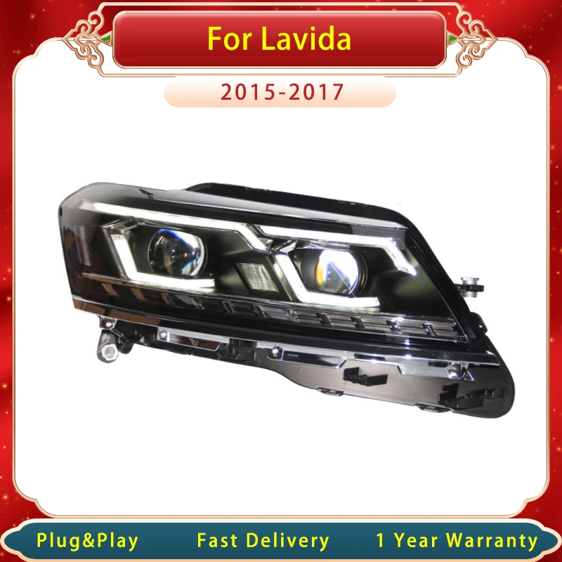 Автомобильная головка головного света для Volkswagen Lavida 2015-2017 динамическая