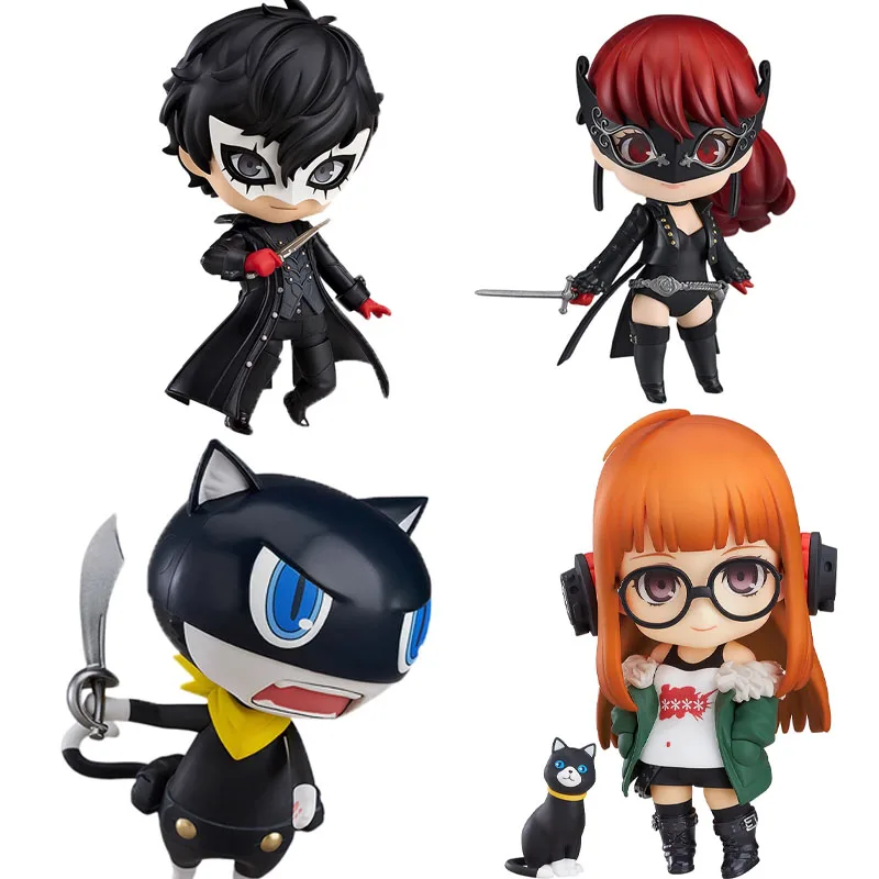 

Подлинная милая Аниме Фигурка персонажа из мультфильма «Good Smile Persona 5», Джокер Моргана футасакура, коллекционные подарки для мальчиков и девочек