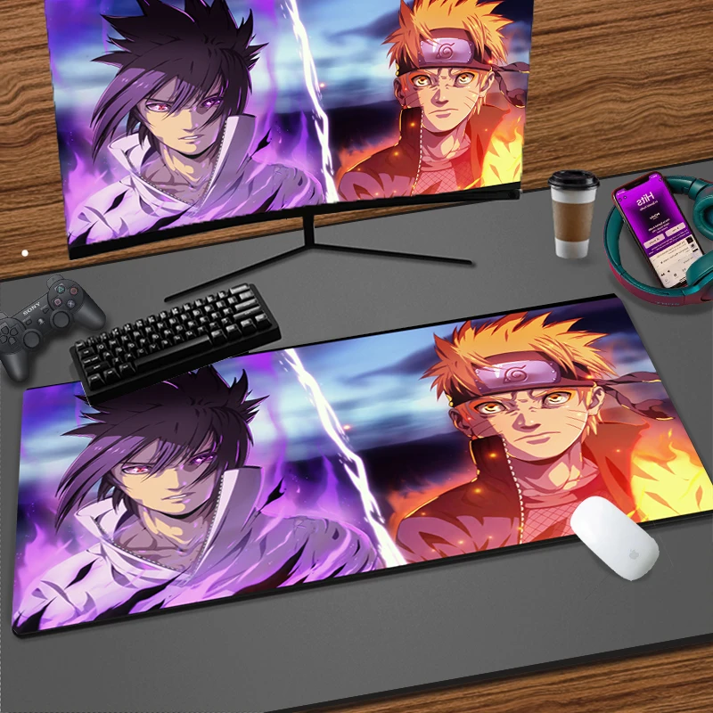 

Gaming Naruto Mouse Pad Computer Desk Accessories Cool Mousepad Anime Mouse Mats Pc Laptop Anti-skid Waterproof Keyboard Mat