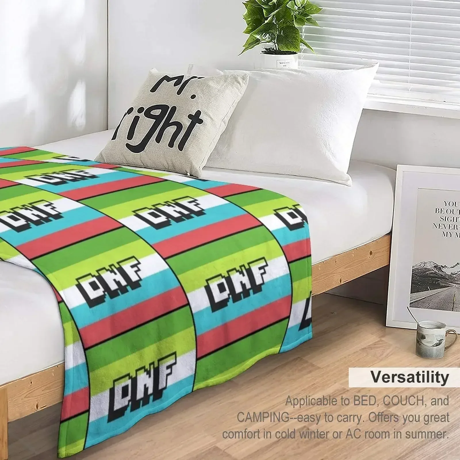 Одеяло с флагом Днф самое мягкое постельное белье модные одеяла для диванов