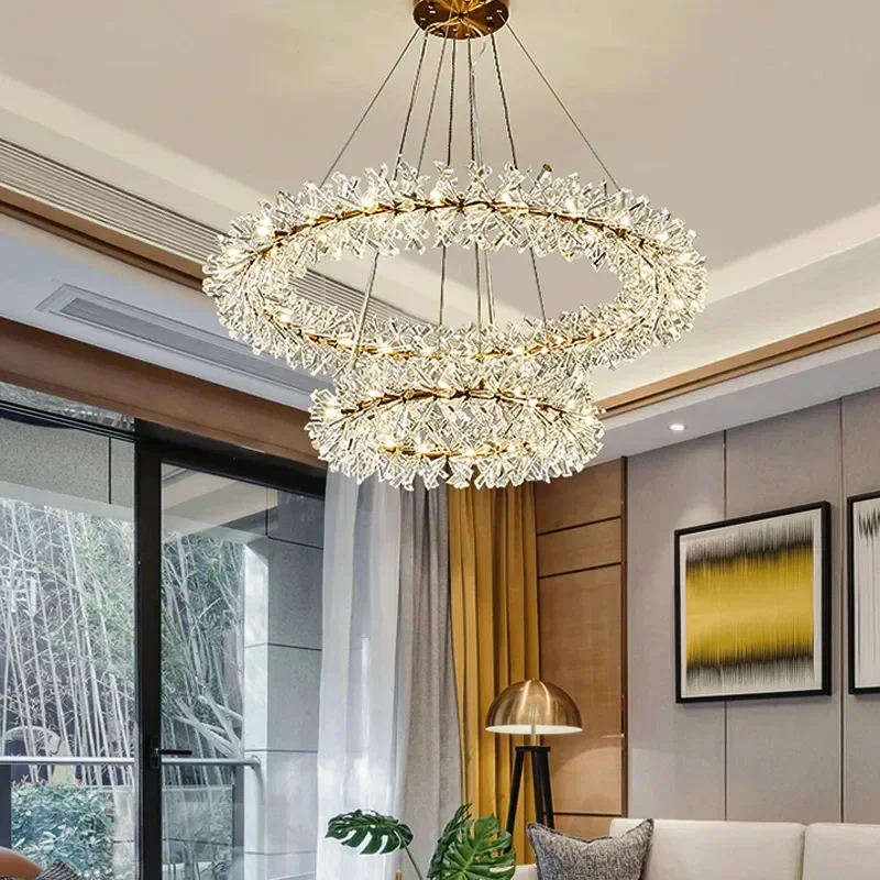 

Современная романтическая люстра-Светлячок, хрустальная люстра, роскошный Светодиодный Потолочный подвесной светильник, лампа для домашнего декора гостиной, столовой, спальни