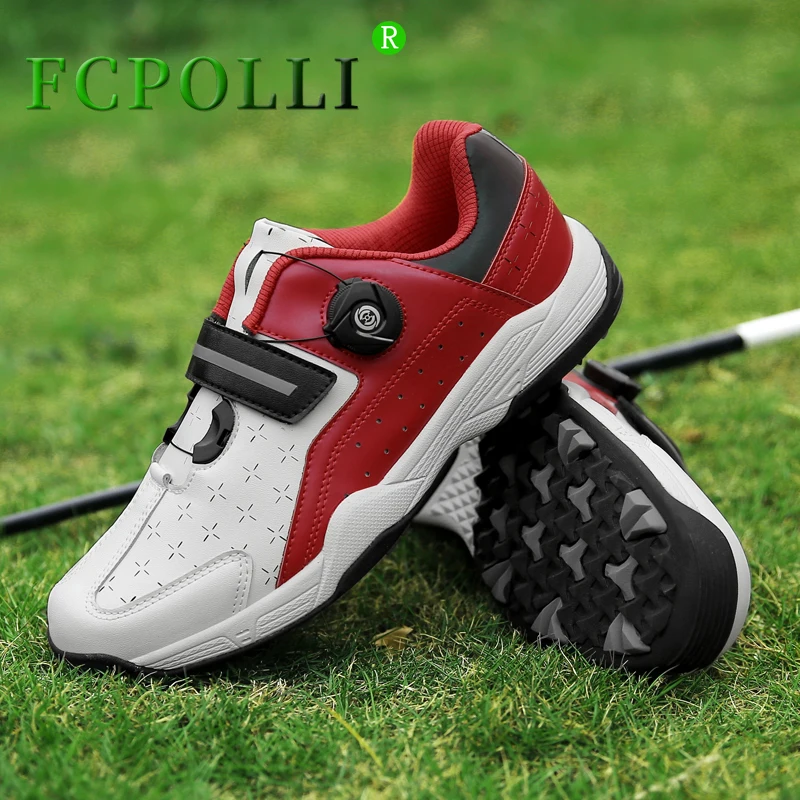 

Hot Sale Golf Shoes for Men Black White Sport Shoes Women Top Quality Golf Training Male Comfortable Walking Shoes Woman
