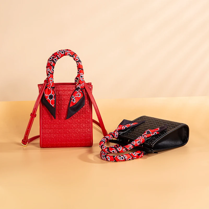 Cowhide Solid Color Fashion Chain Handbag Women's Shoulder Bag Luxury Flip Plate Square Crossbody Bag Women's