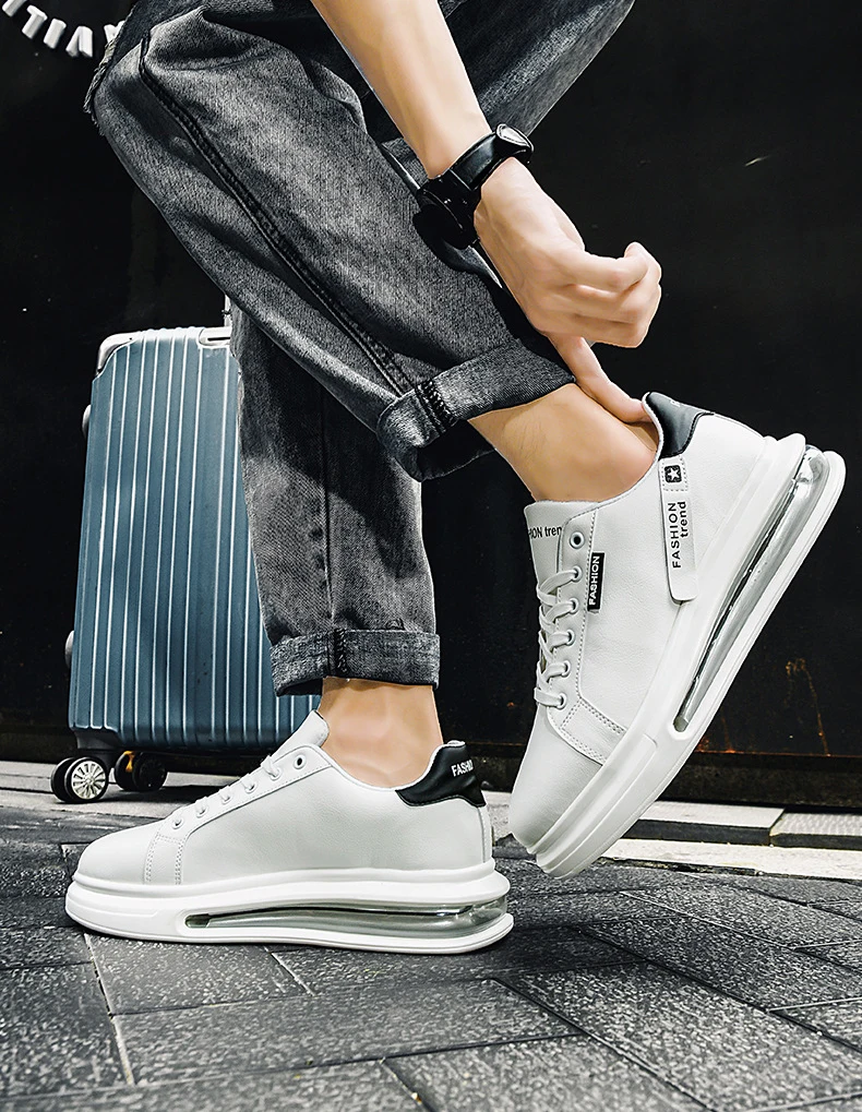 Маленькие белые туфли для студентов обувь с воздушной подушкой мужская на весну