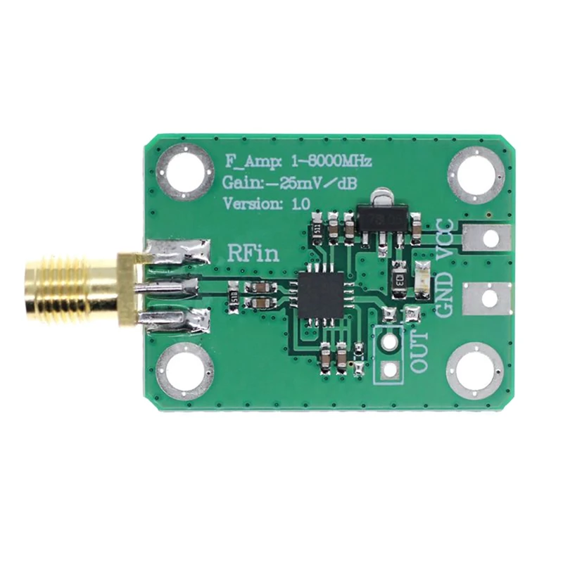 

AD8318 RF Logarithmic Detector 70DB RSSI Measurement Power Meter 1-8000Mhz