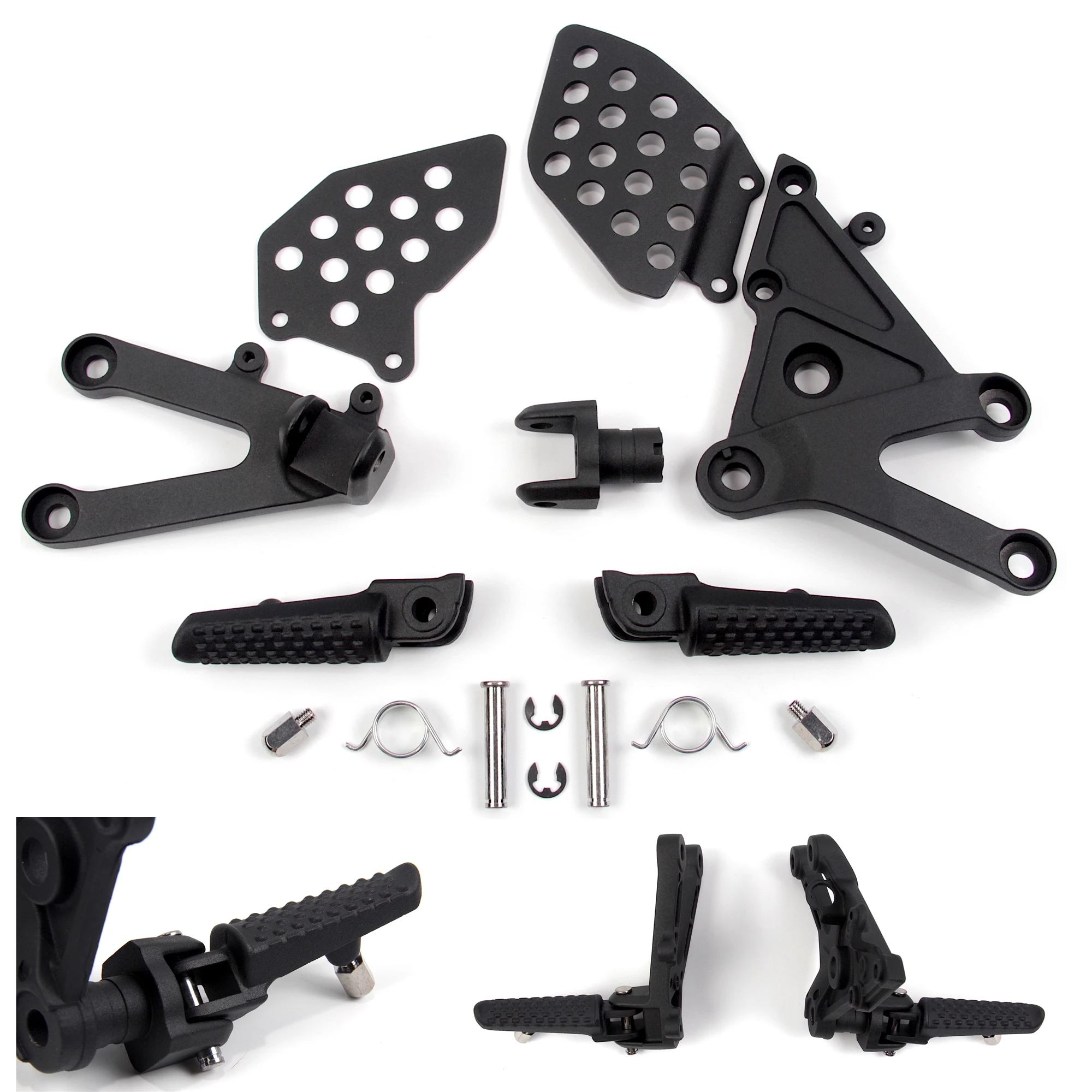 

ARASHI CBR600RR Front Foot Pegs Footrests Pedals For HONDA CBR600RR 2003 - 2006 CBR 600 RR CBR600 2004 2005 Aluminum Accessories