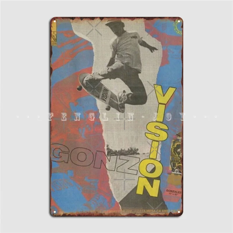 

Gonz Poster Metal Plaque Club Home Club Bar Funny Wall Decor Tin Sign Posters