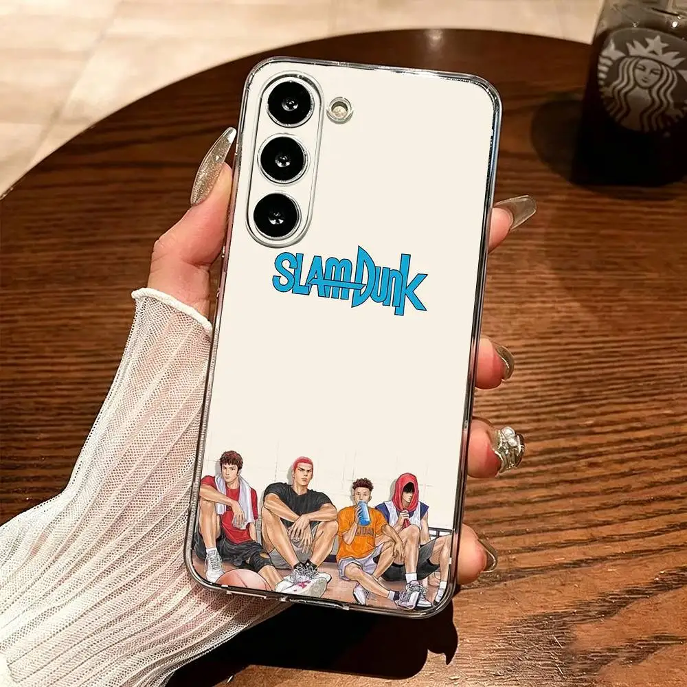 Фото Чехол для телефона Anime S-Slam Dunk для Samsung A10,12,20,21S,30,31,40,50,51,52,70,71, прозрачный чехол №2