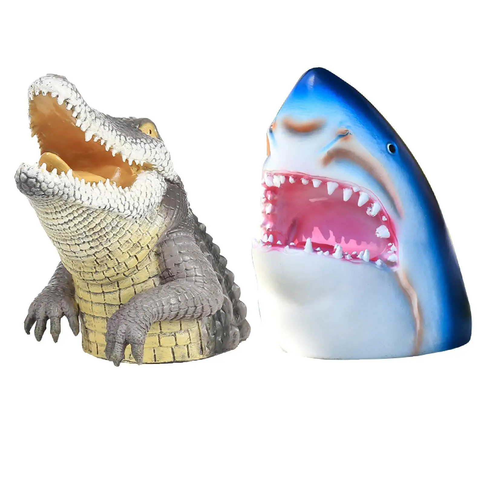 Художественное украшение для сада Скульптурное из смолы фигурки животных стен