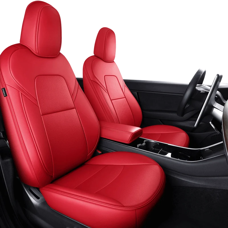 Чехол для сиденья Tesla Model 3 Y наппа кожа стиль Full Surround оптовая цена Белая Подушка