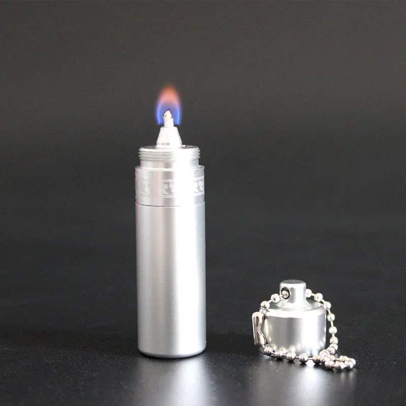 portable leak-proof metal alcohol lamp sealed ring with wick mini |