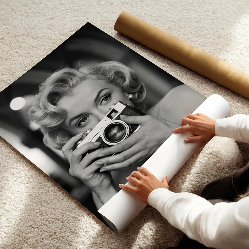 Художественный постер WJWANG современный черно-белый